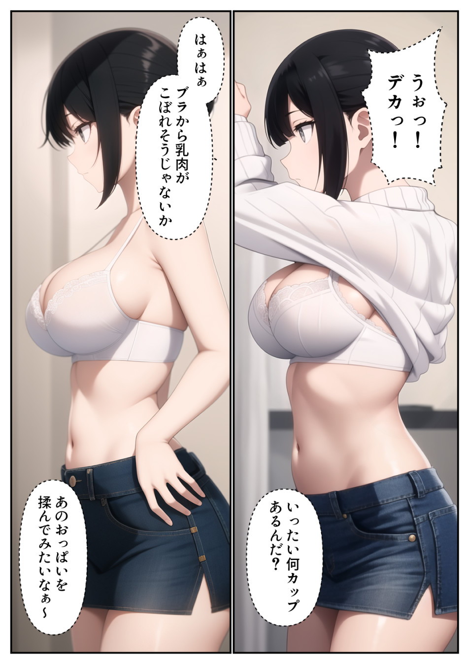 爆乳陰キャ妹に一緒にお風呂に入ろうとお願いしてみた結果005